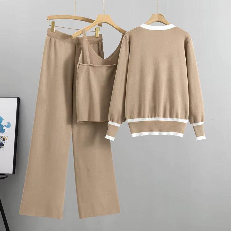 Susan | Elegantes Strick 3-teiliges Set - gutaussehen