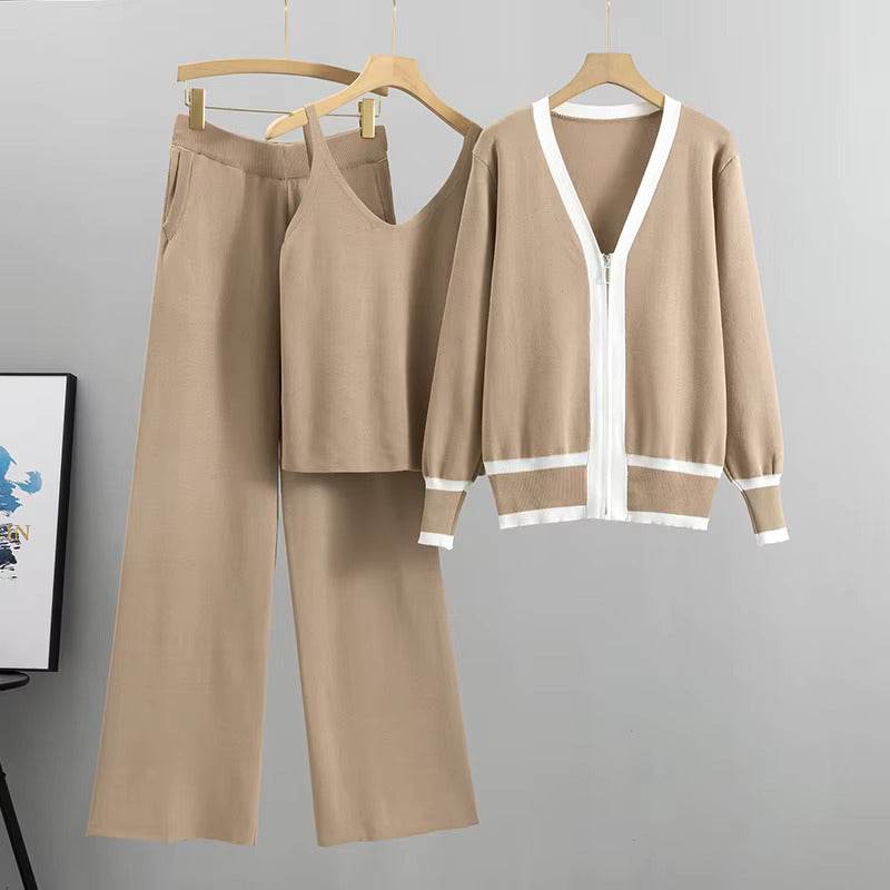 Susan | Elegantes Strick 3-teiliges Set - gutaussehen