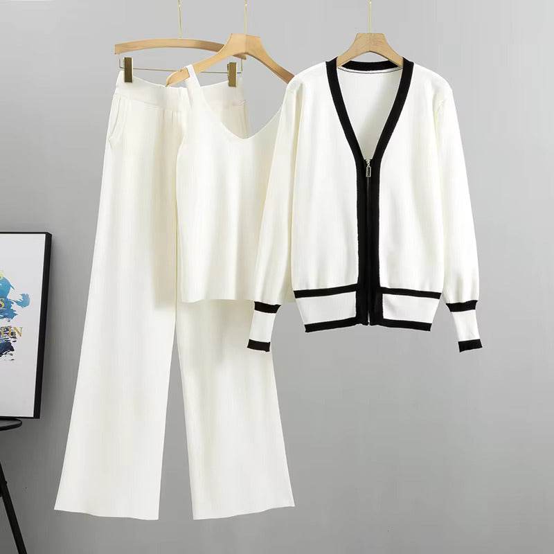 Susan | Elegantes Strick 3-teiliges Set - gutaussehen