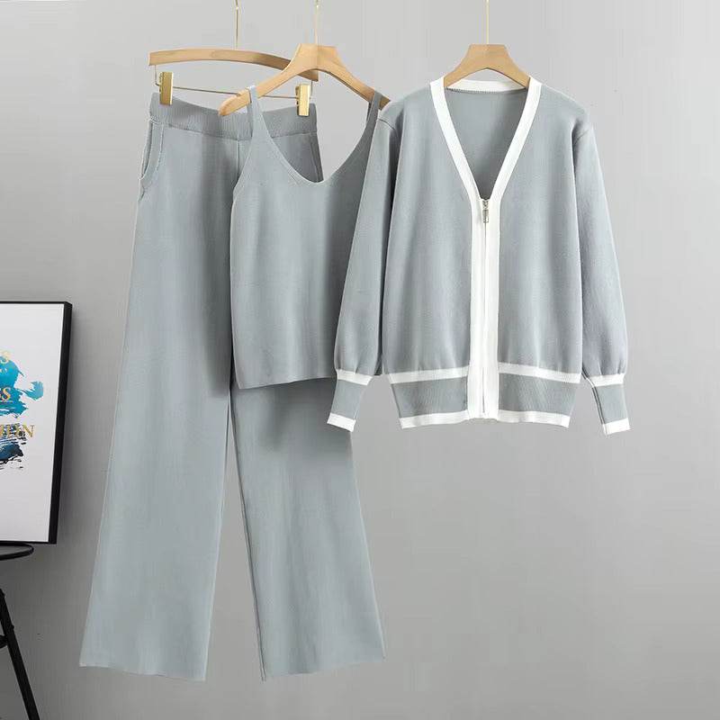Susan | Elegantes Strick 3-teiliges Set - gutaussehen