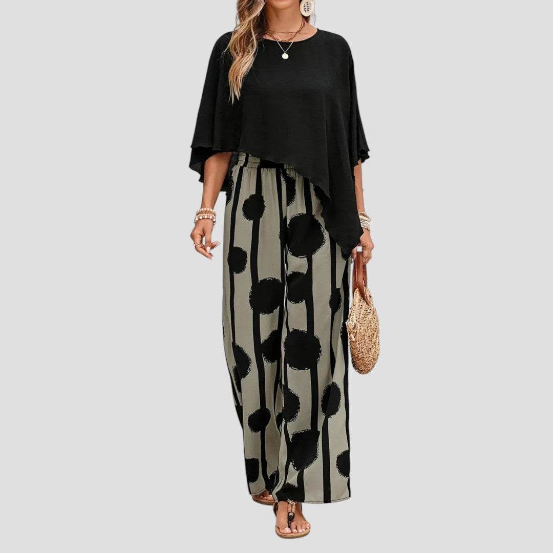 XANDRA I ELEGANTES OBERTEIL UND HOSE SET - gutaussehen