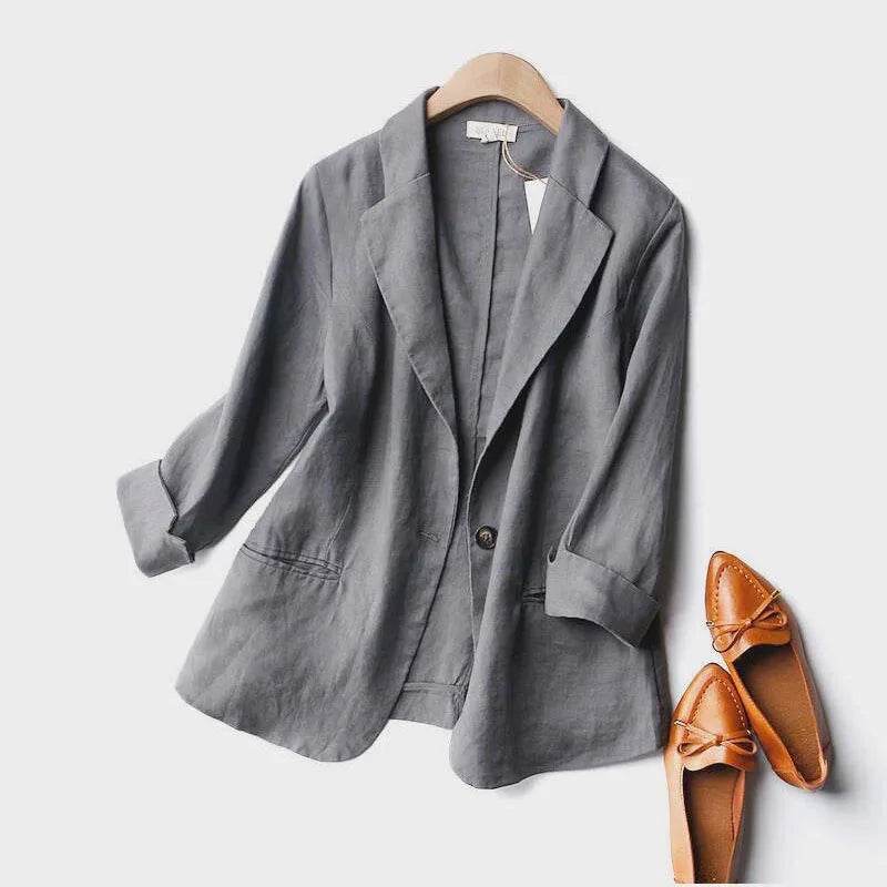 ALENA LEINEN BLAZER - gutaussehen