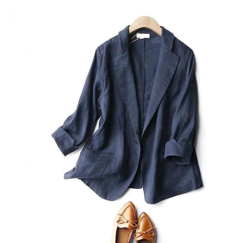 ALENA LEINEN BLAZER - gutaussehen