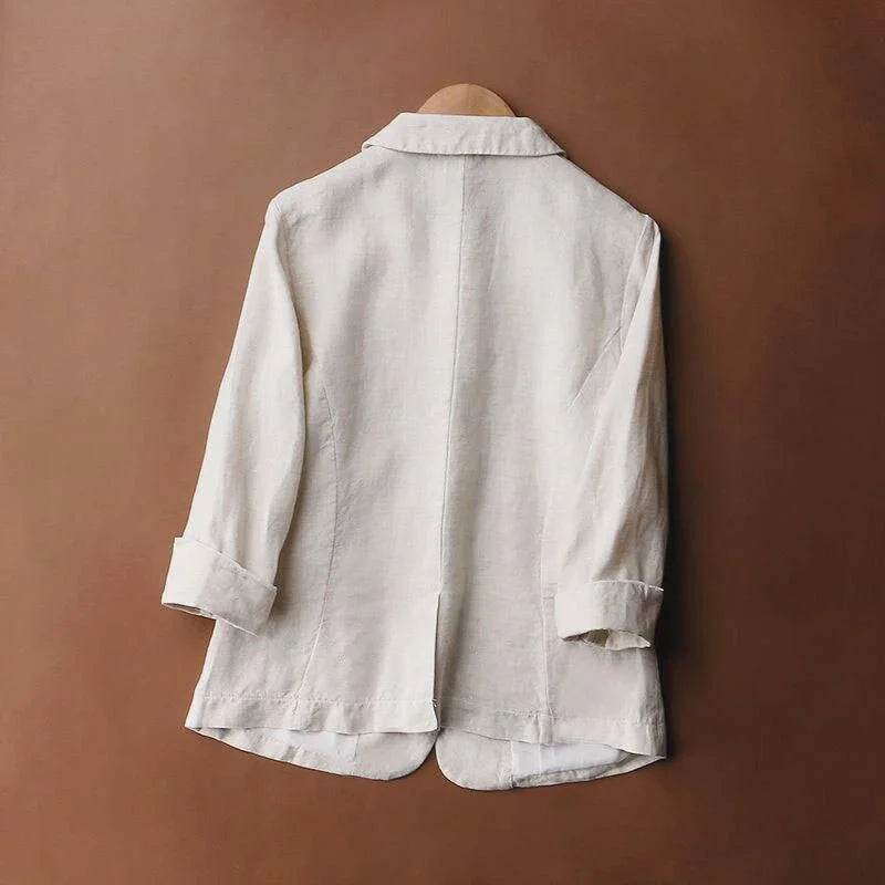 ALENA LEINEN BLAZER - gutaussehen
