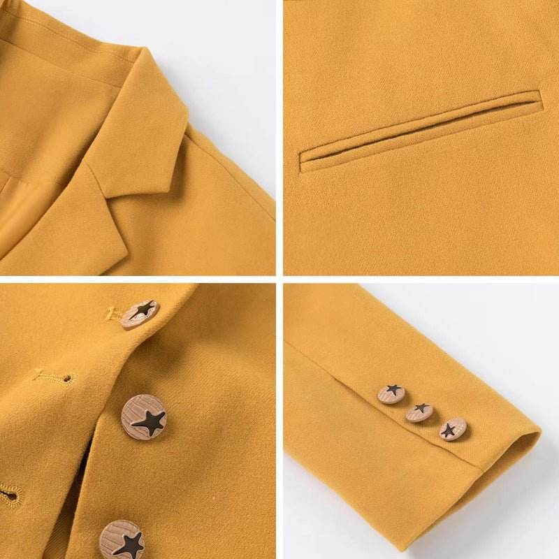 URSEL I ELEGANTER KNOPF-BLAZER - gutaussehen