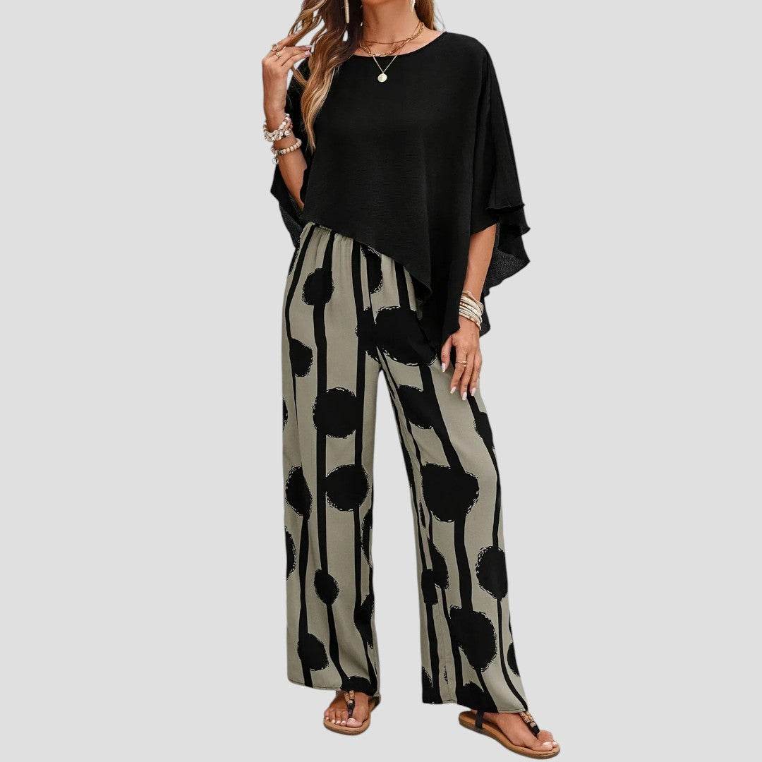 XANDRA I ELEGANTES OBERTEIL UND HOSE SET - gutaussehen