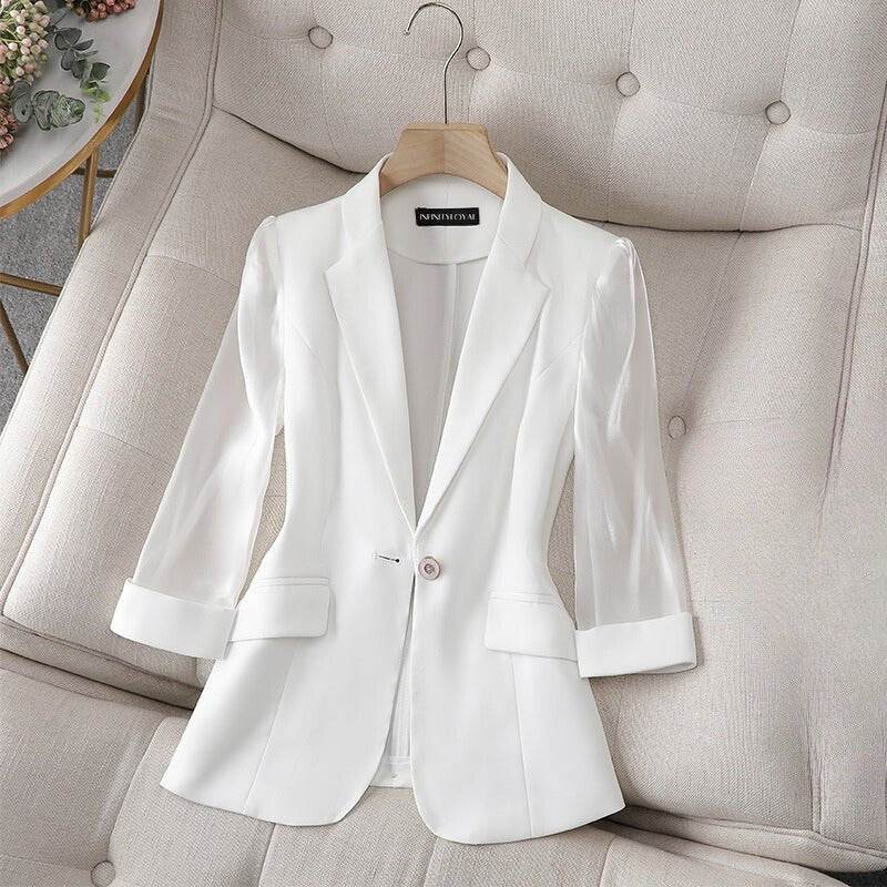 JOLINDE I ELEGANTER BLAZER MIT SPITZENÄRMEL - gutaussehen